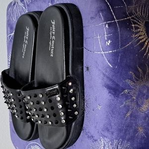 9 size Juicy tour studded slide sandals
